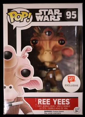 Funko Pop Star Wars Ree-Yees #95 Walgreens Exclusive Vaulted Vinyl Figure